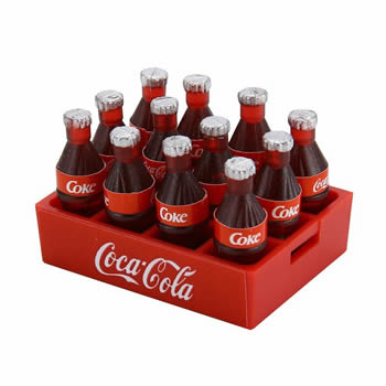 1/10 Coke Tray and Bottle