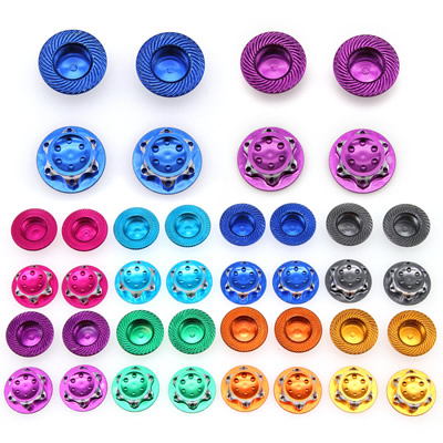 1/8 model car 17mm CNC wheel dustproof anti-slip nut/cap